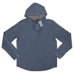 Buffalo David Bitton Waffle Knit Drawstring Hooded Men's Pullover Sweatshirt NWT